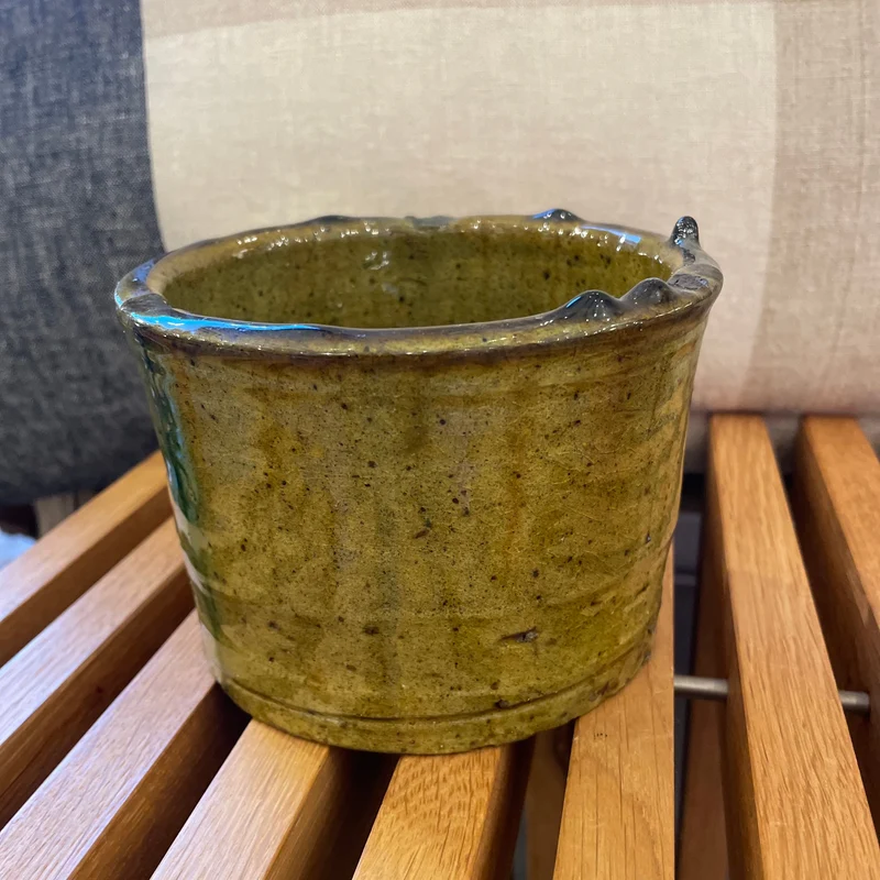 Cache pot en poterie traditionnelle de Tamegroute - plusieurs tailles