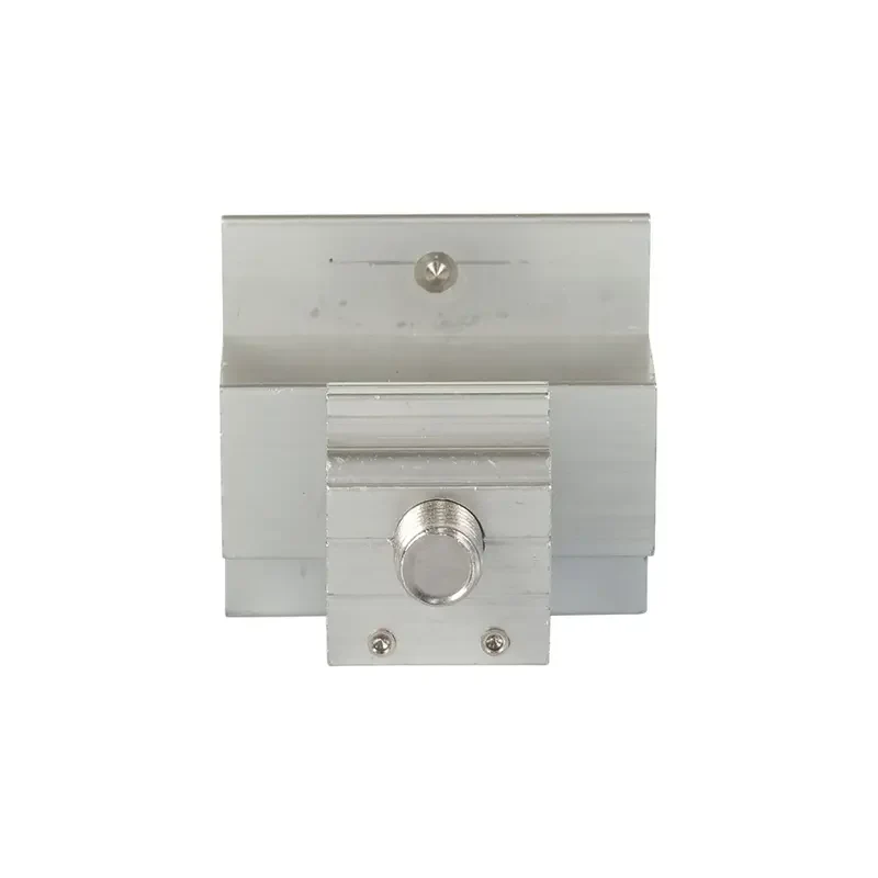 Clenergy inter clamp 35 mm with grounding pins, silver
