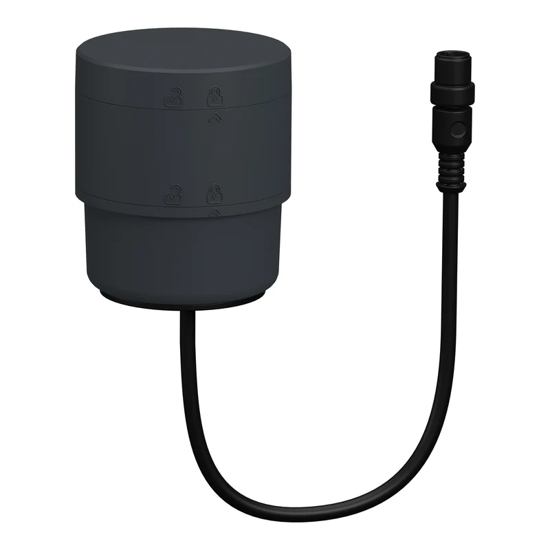 Base Module, Harmony XVB7 Modular Tower Light, Ø70mm, M12 connector base with adapter and cover, grey