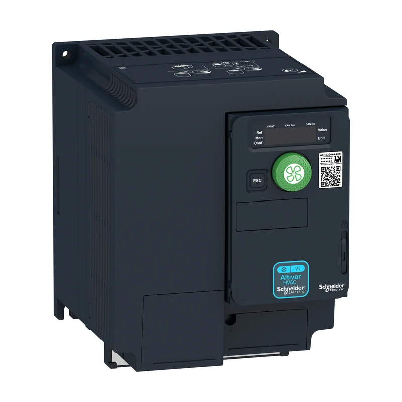 Variable speed drive, Altivar HVAC ATH200/ATH230, 4kW, 200–240V, 3 phase, IP20