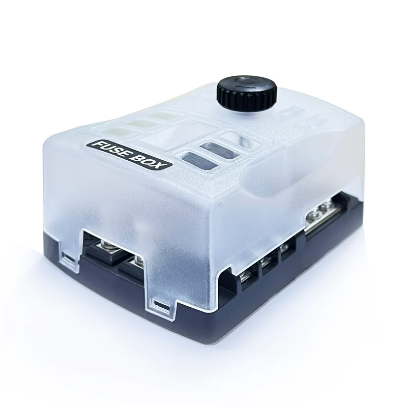 Elios 6-Way Circuits ATO Fuse Box with Cover | Victron Identifications