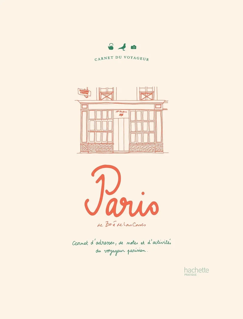 Livre des meilleures adresses de PARIS à personnaliser - Zoé de Las Cases