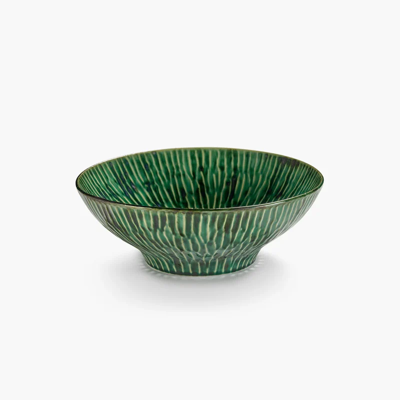 Saladier vert collection Verde Lanza de Pascale Naessens - Serax