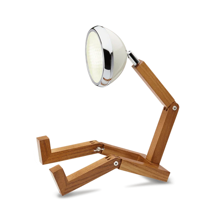 Lampe à poser Mr Wattson Original - Bois clair