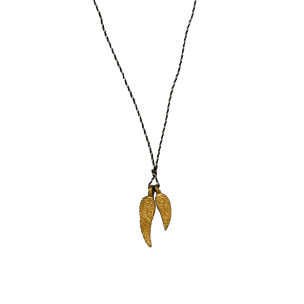 Collier grigri avec pendentif en laiton - Boncœurs