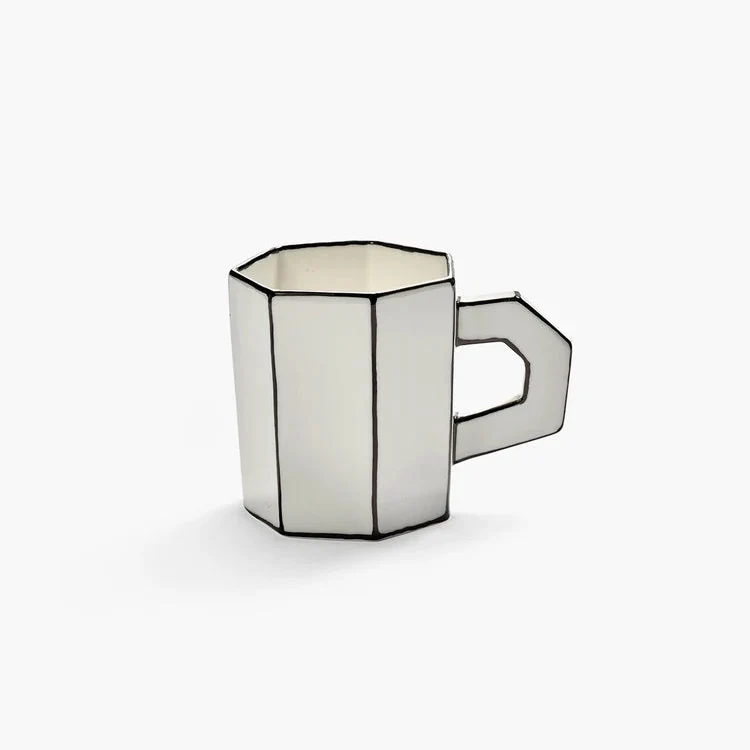 Set de 2 Mugs café ou thé Collection Carte Blanche de A.Philips - Serax