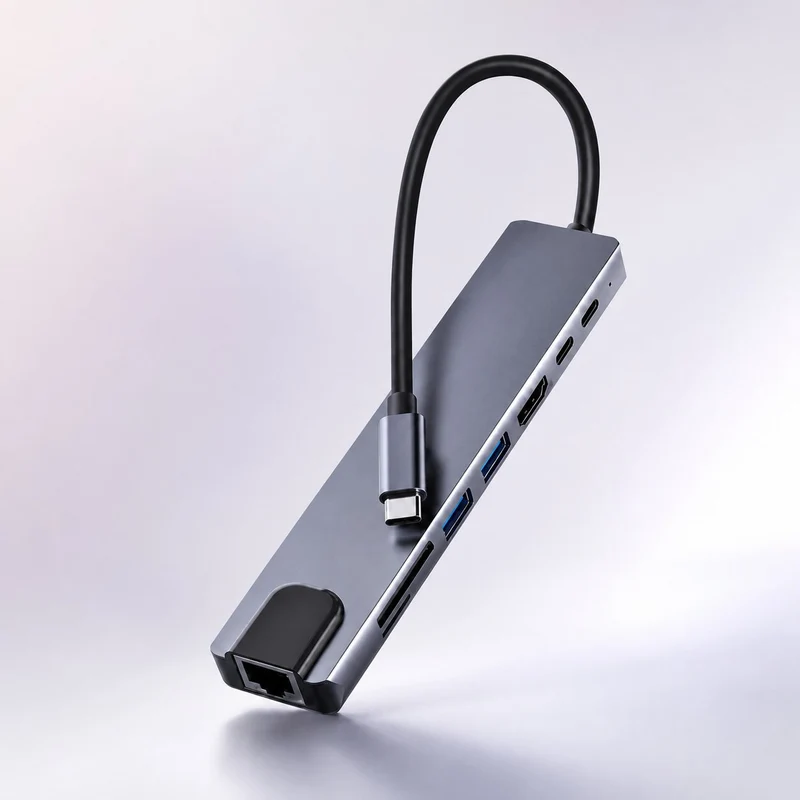 8 in 1 USB C Dockingstation | Portkrone