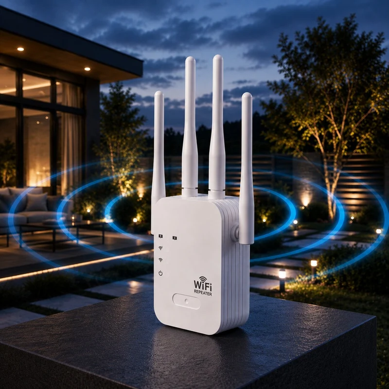 WLAN Verstärker für außen & innen | Dual Band WLAN Repeater | Funkhafen