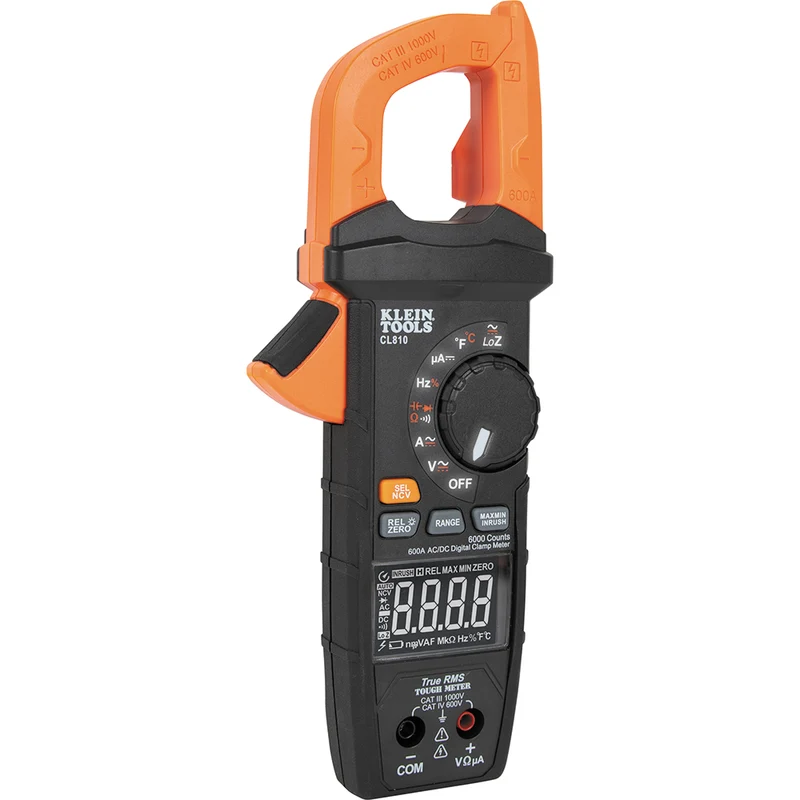 600A AC/DC Auto-Ranging TRMS Clamp Meter with Worklight