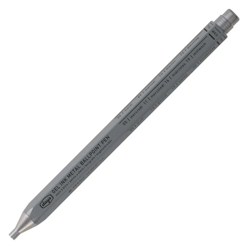 Stylo gel en métal rechargeable DAYS 0.5 mm - Mark'Style Tokyo