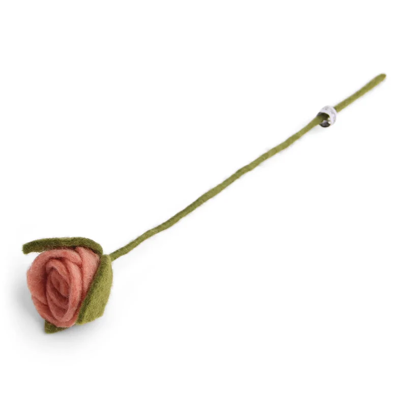 Fleurs de rose en laine - Gry et Sif