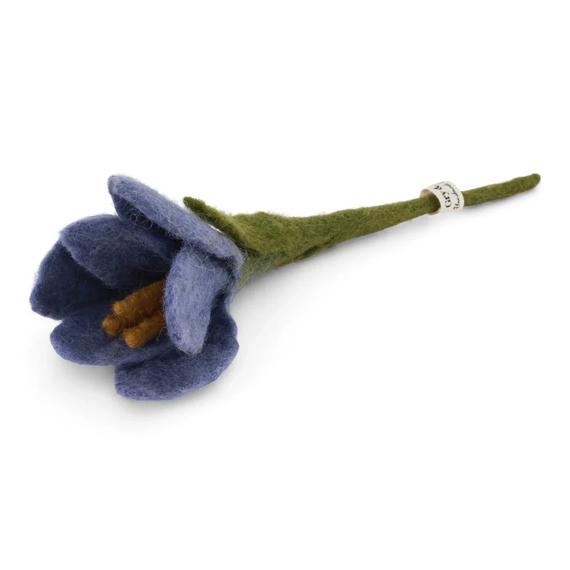 Fleurs de crocus en laine - Gry et Sif