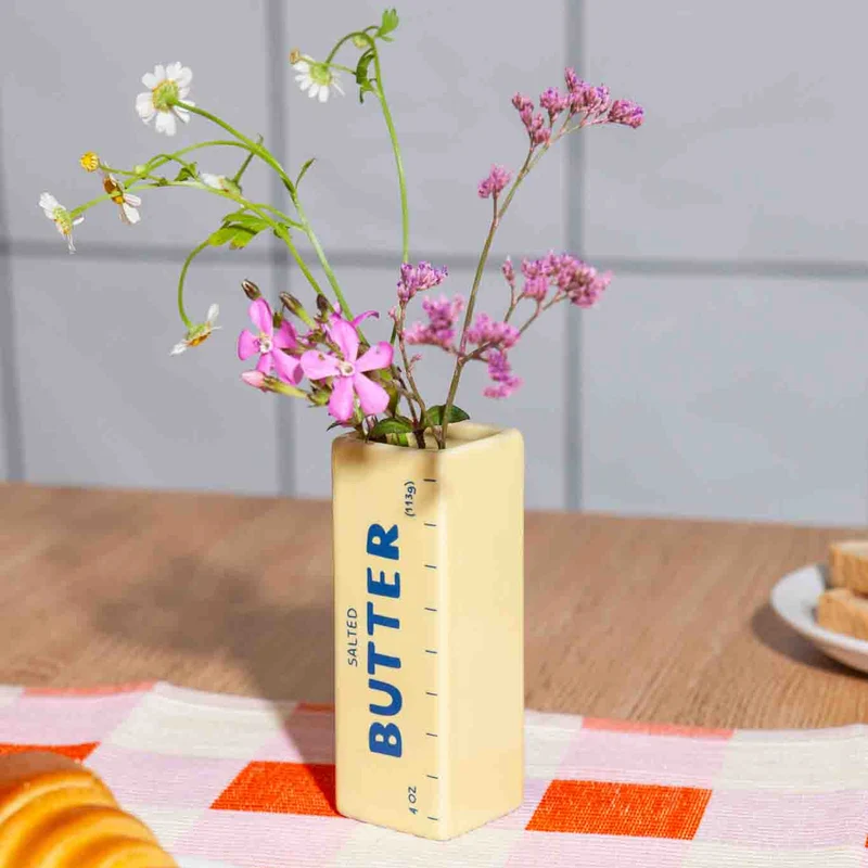 Mini vase en forme de beurre salé