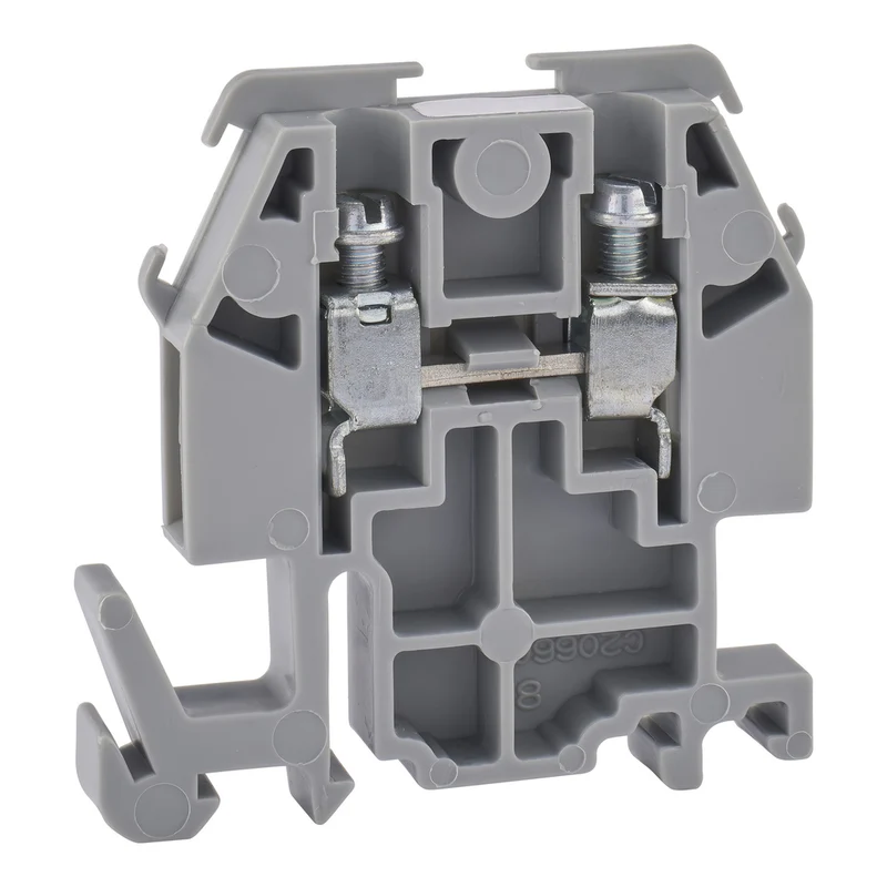 Terminal Block, Linergy, Box Lug Connector, Grey Colored Block, 30A, 600V