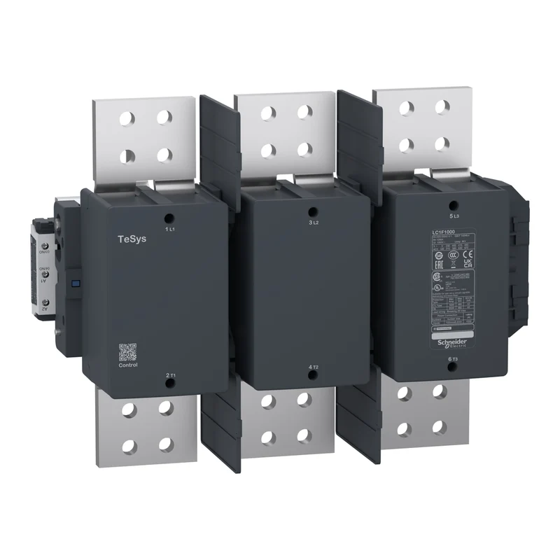 Contactor Body Without Coil, TeSys F, 3P(3NO), AC-3, <=440V 1000A, With Coil LX1/LX9, 110â€¦500V AC 40/400Hz, LX4 - 110...440V DC
