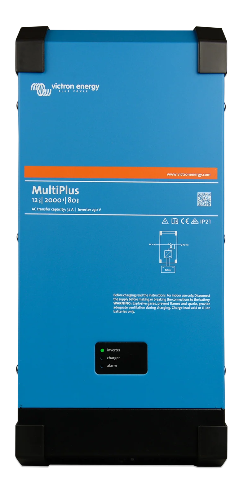 Victron Energy Inverter/Charge MultiPlus 12/2000/80-50 120V VE.Bus | UL Certified