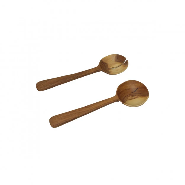 Couverts à salade en bois petit modèle