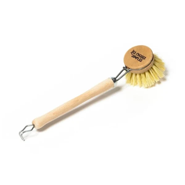 Brosse de vaisselle avec manche en bois - Les Choses Simples