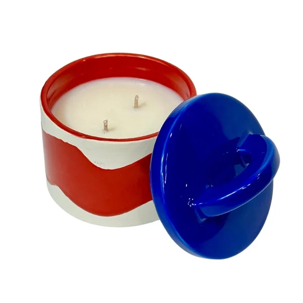 Bougie parfumée design dans leur joli pot