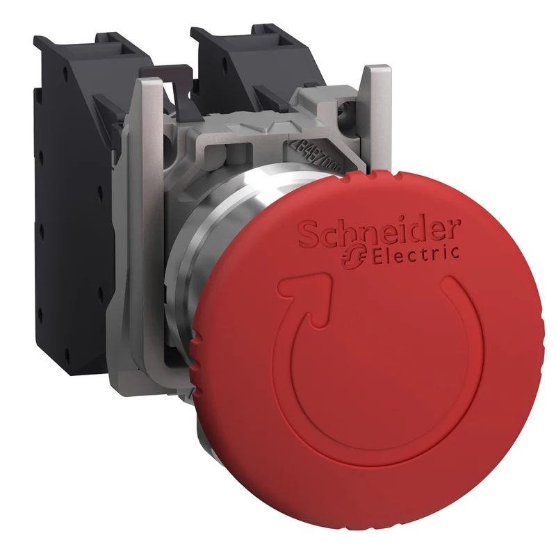 Complete Emergency Stop Push Button, Harmony XB4 ATEX D, Explosive Atmosphere, Turn To Release