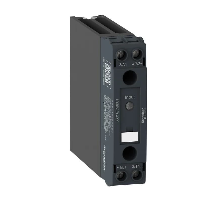 DIN Rail Mount Relay, Harmony Solid State Relays, 20A, ZeroVoltage Switching, Input 90â€¦280V AC/DC, Output 48...600V AC