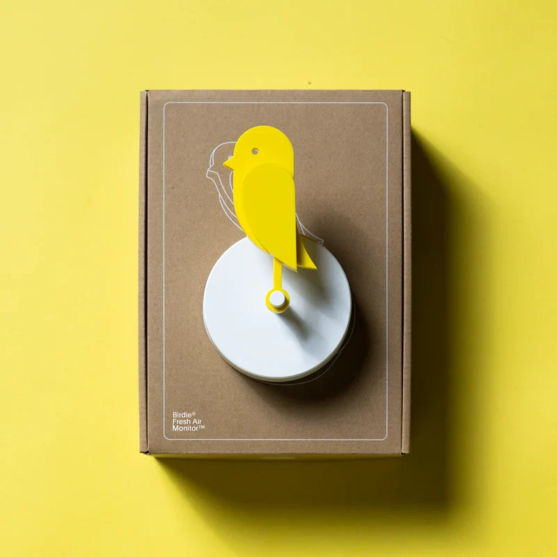 BIRDIE, l'oiseau jaune détecteur de CO2