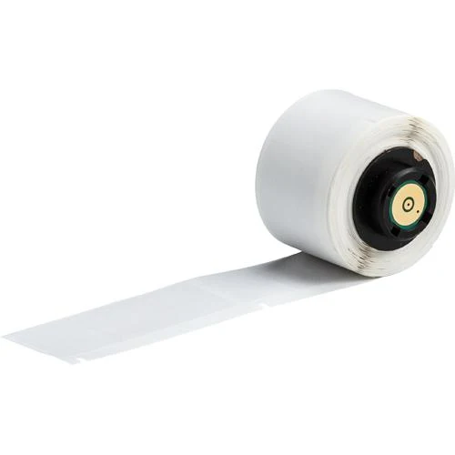 WIRE MARKER VINYL 2.50X1.00" 100/ROLL CLEAR/WHITE