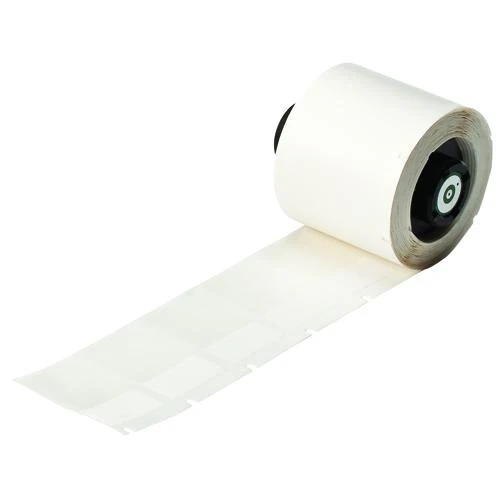 WIRE MARKER VINYL 1.50X1.00" 250/ROLL CLEAR/WHITE