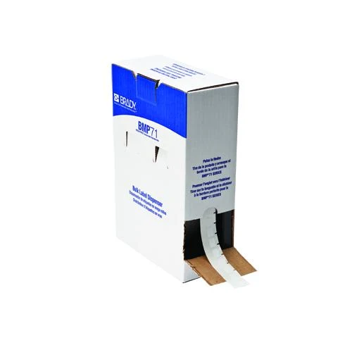 WIRE MARKER VINYL 0.75X0.50" 5000/ROLL CLEAR/WHITE