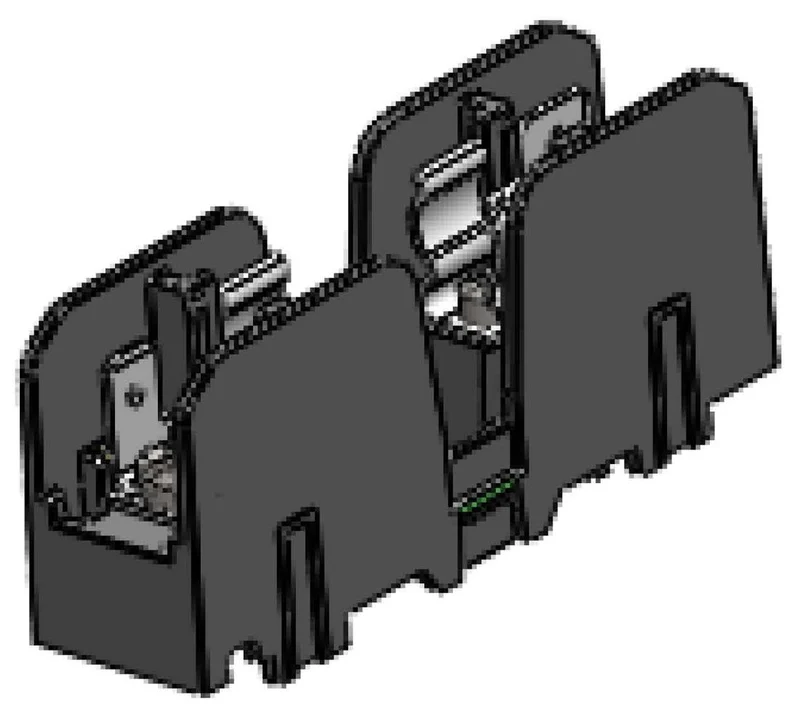 FUSE BLOCK CLASS CC MODULAR 30A 600V 1P