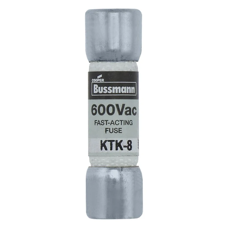 FUSE MIDGET FAST ACTING 8A 600V 13/32X1-1/2"