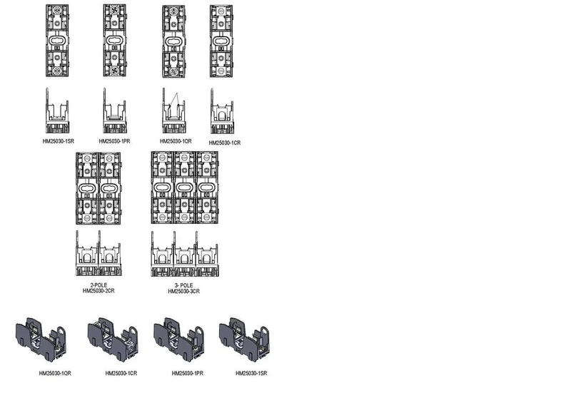 FUSE BLOCK CLASS H 30A 250V 1P BOX LUG