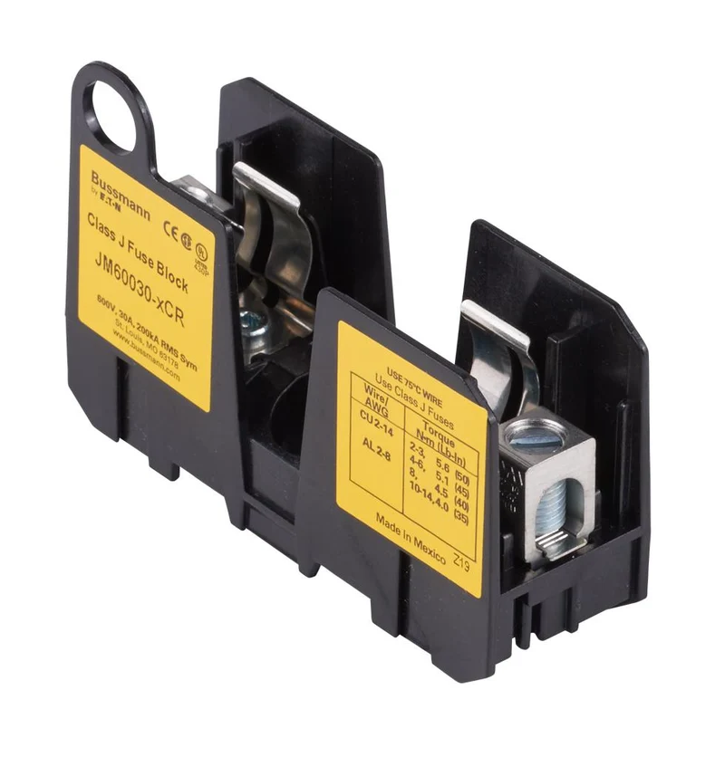 FUSE BLOCK CLASS J 30A 600V 1P