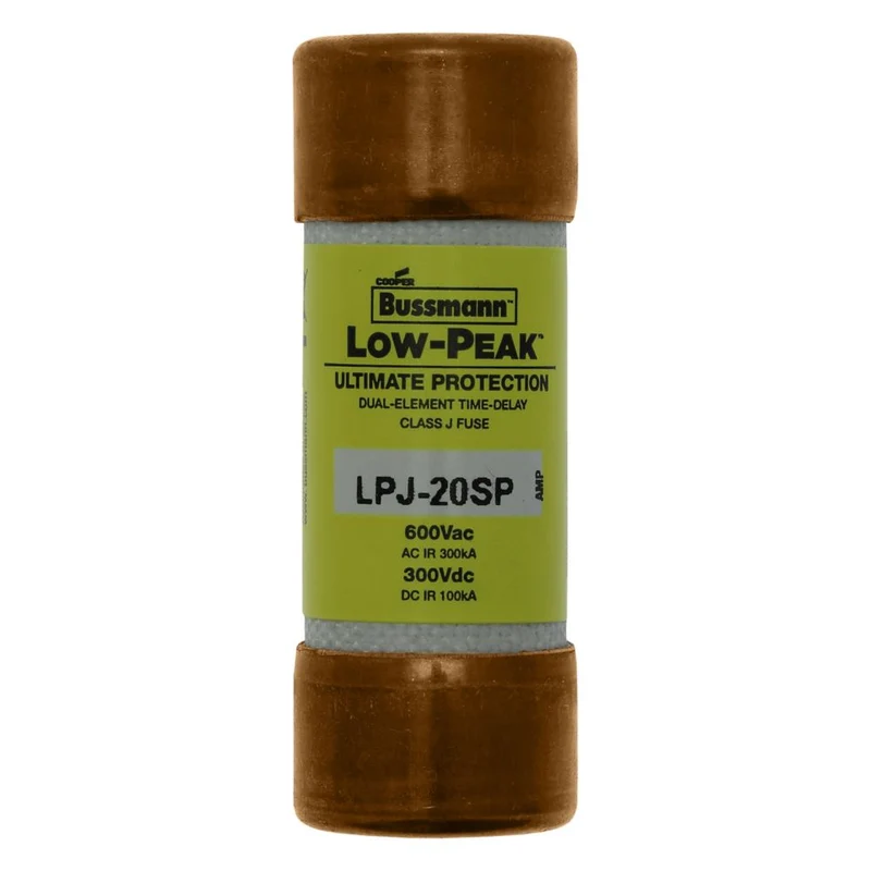FUSE CLASS J TIME DELAY 20A 600V