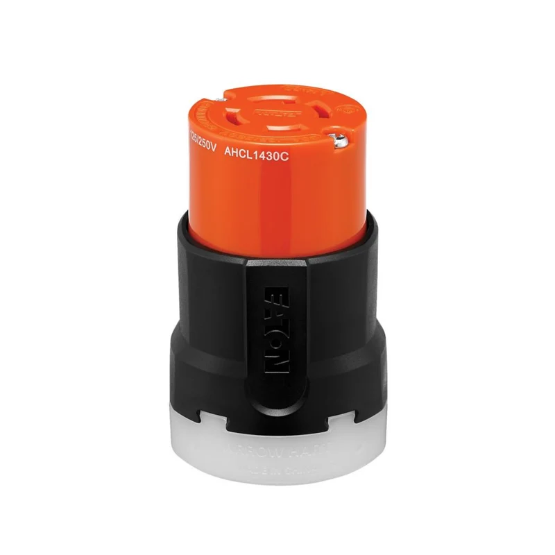 CONNECTOR LOCKING 30A 3P 4W 125/250V ORANGE/BLACK