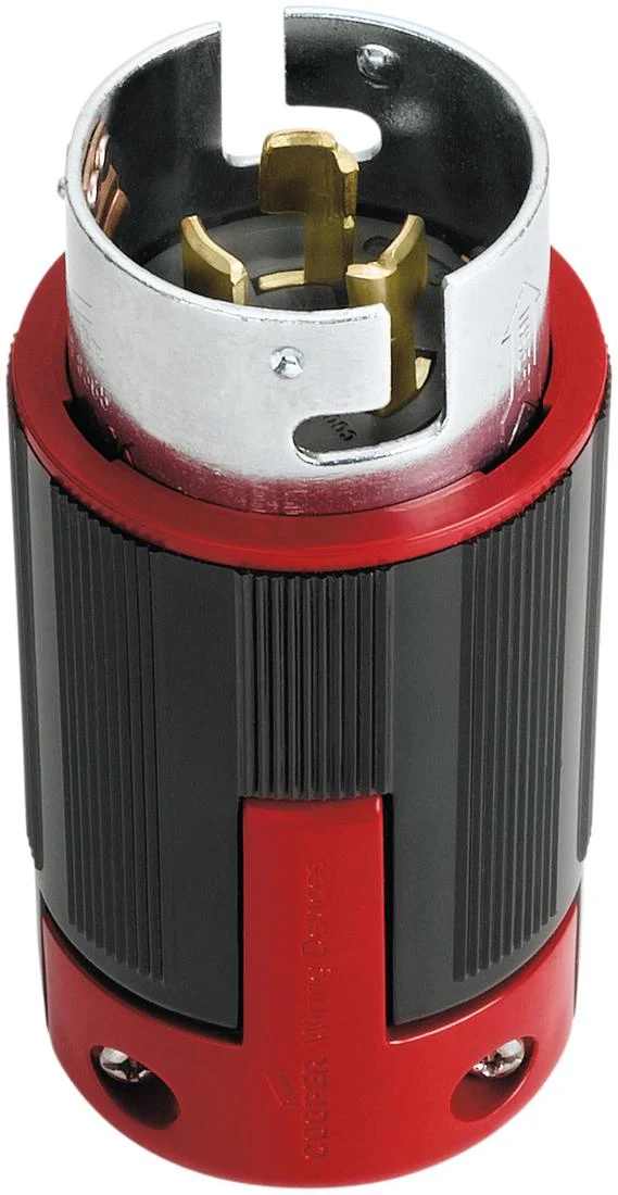 PLUG LOCKING 50A 3PH 3P 4W 250V BLACK