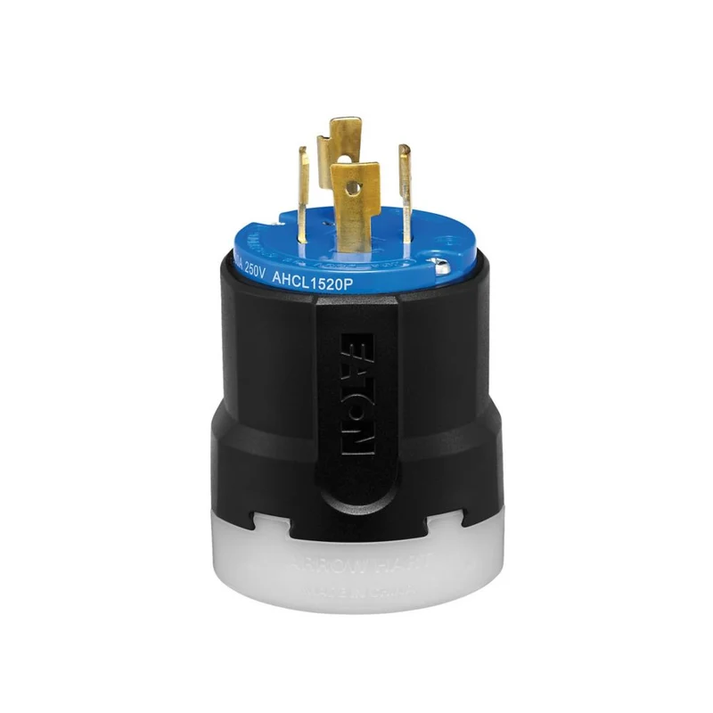 PLUG LOCKING 20A 3P 3PH 4W 250V BLACK/BLACK