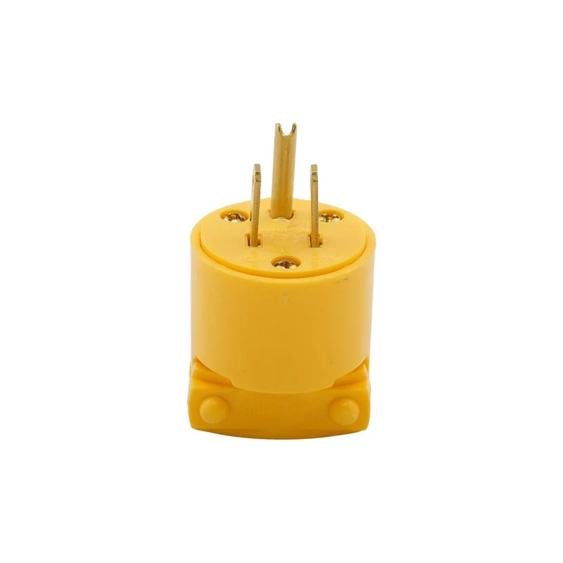 PLUG 15A 2P 3W COMMERCIAL GRADE 125V YELLOW