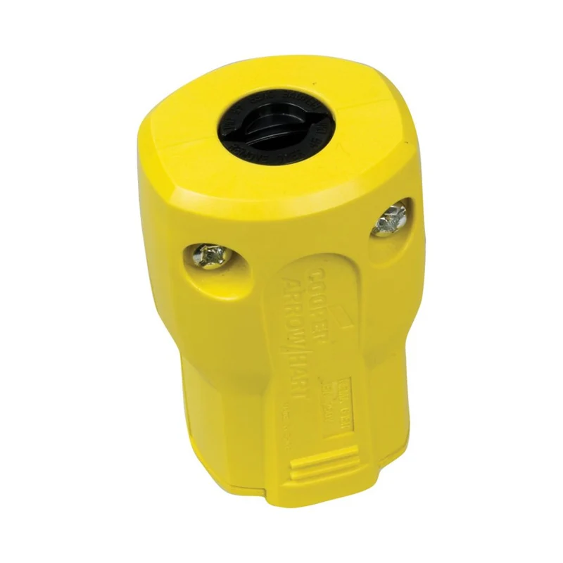 CONNECTOR 15A 2P3W 125V YELLOW
