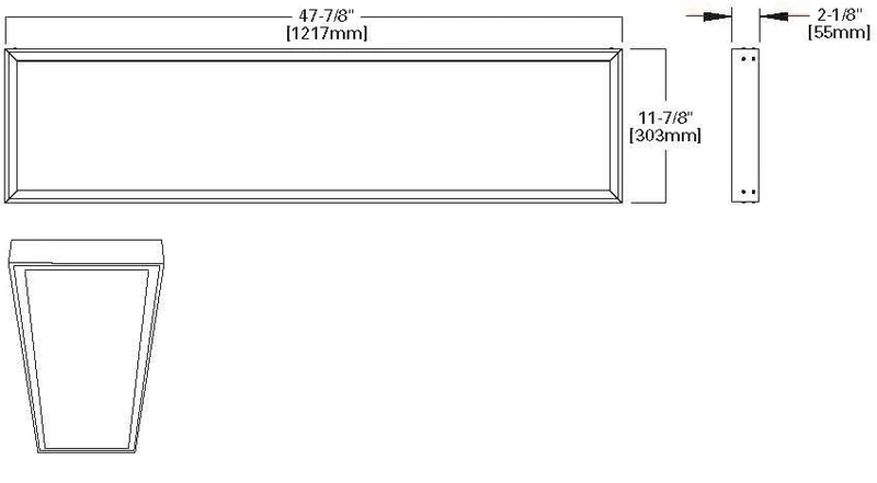 FRAME KIT 1'X4' TROFFER DRYWALL