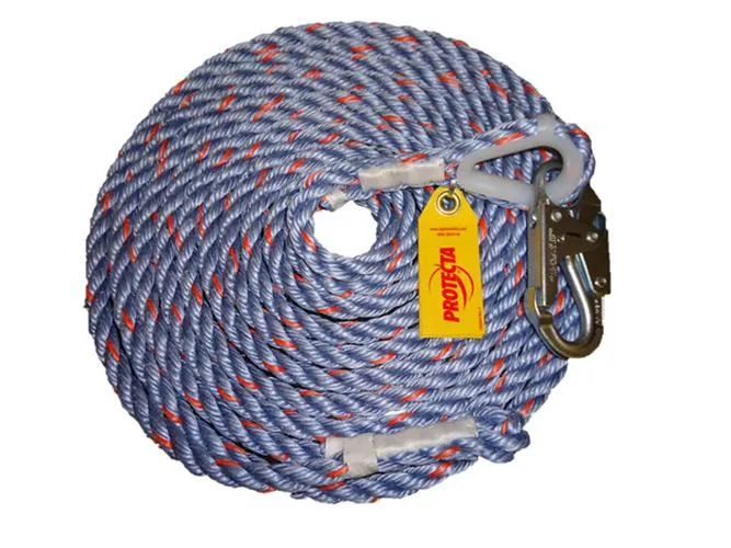 LIFELINE 5/8"X50' SNAP HOOK ONE END