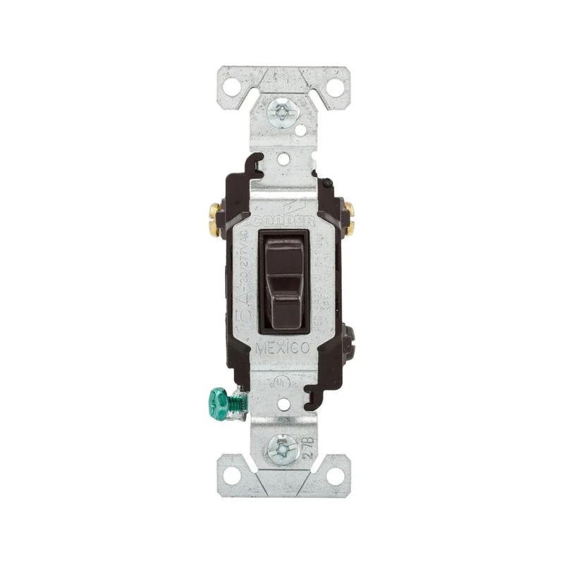 SWITCH 15A 3 WAY 120/277V SPEC GRADE BROWN