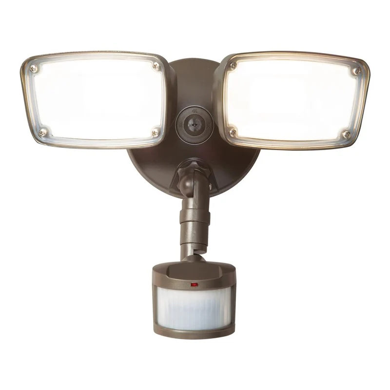 FIXTURE LED FLOOD 20W 3000-5000K 120V MOTION TWIN HEAD