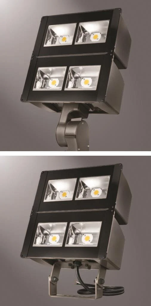 FIXTURE LED FLOOD 252W 4000K 120-277V TRUNNION BRONZE