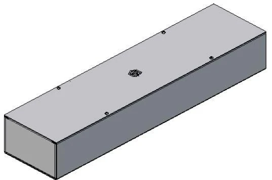 SPLITTER TROUGH ALUMINUM 125A 3 WIRE NEMA 1 36X6X4"
