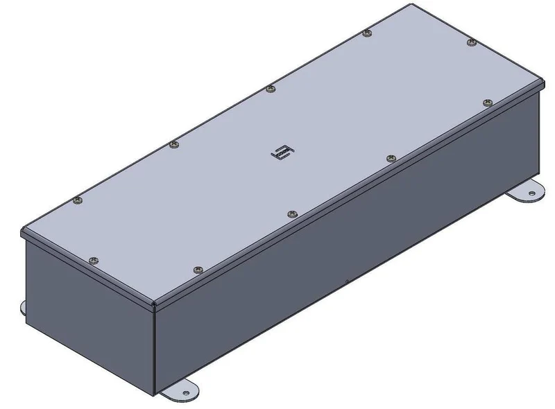 SPLITTER TROUGH ALUMINUM 225A 4 WIRE NEMA 3 36X8X5"