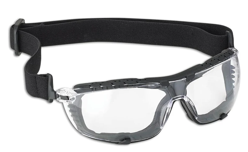 SAFETY GLASSES CLEAR FRAME CLEAR LENS