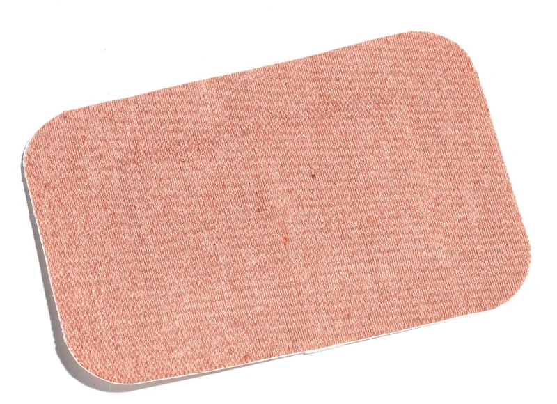 ADHESIVE FABRIC SQUARES IND.WRAPPED 2"X3"