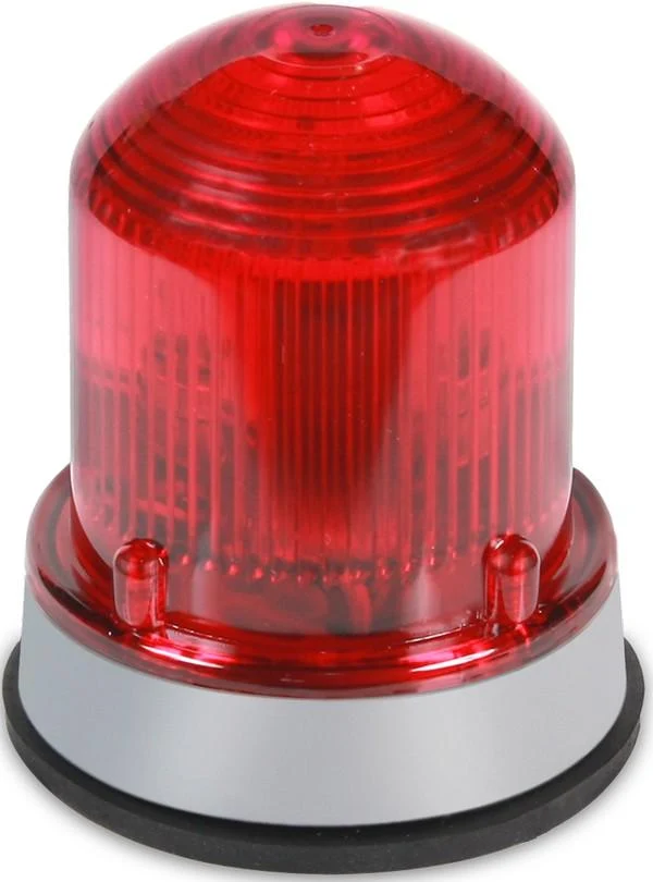 STROBOSCOPIC BEACON MINIATURE XENON GRAY BASE 120V RED
