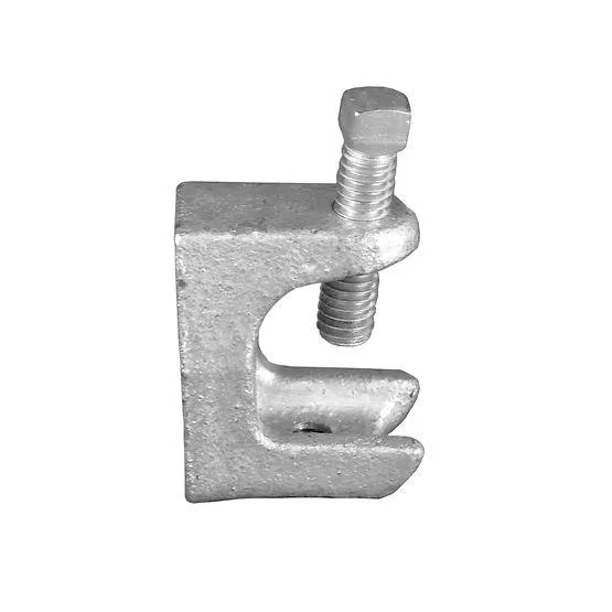 BEAM C-CLAMP 1-1/8" MAX FLANGE 1/2"-13 ROD HDG
